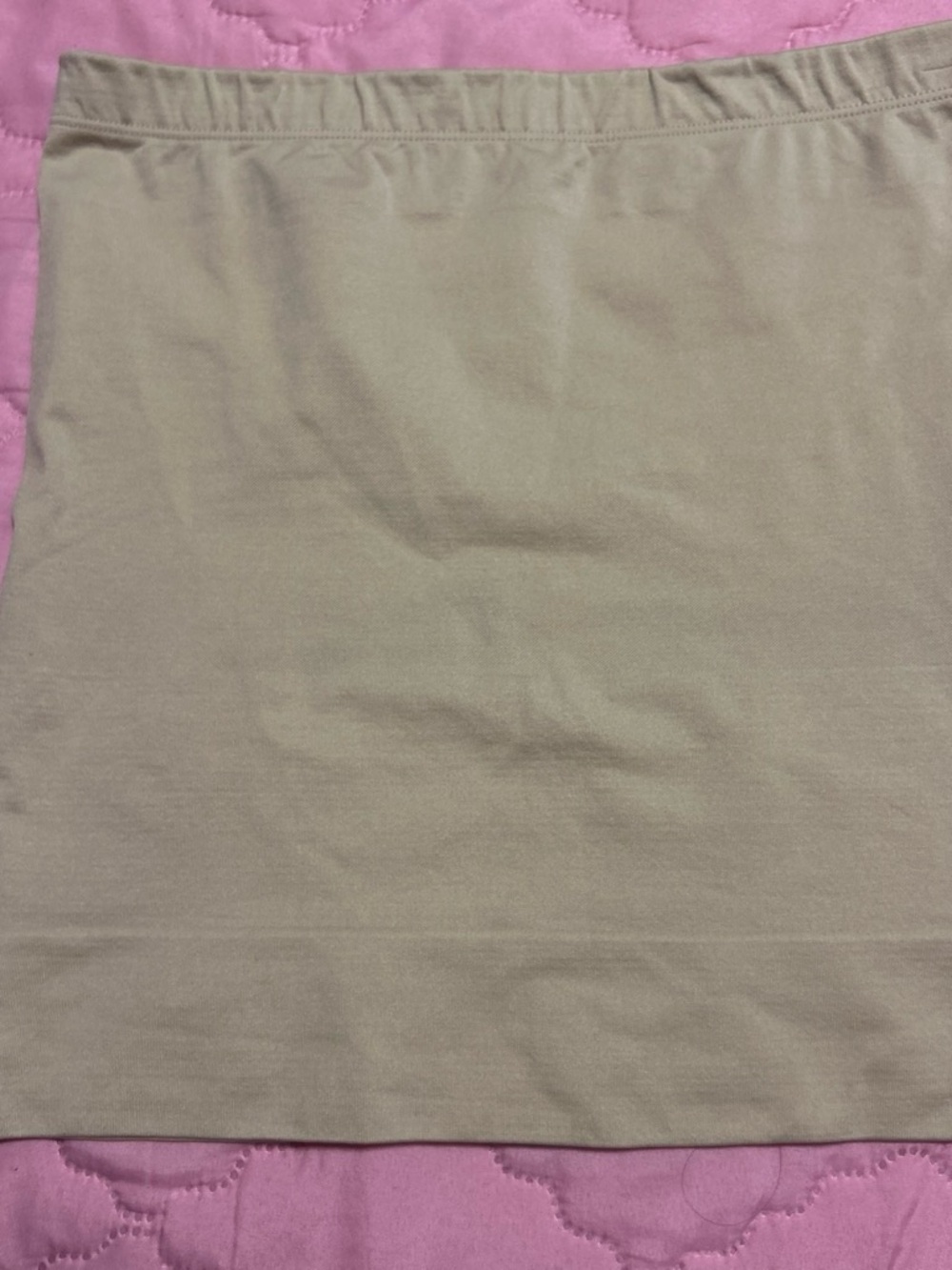 Beige Seamless Sleepwear Slip - Neutral Comfort